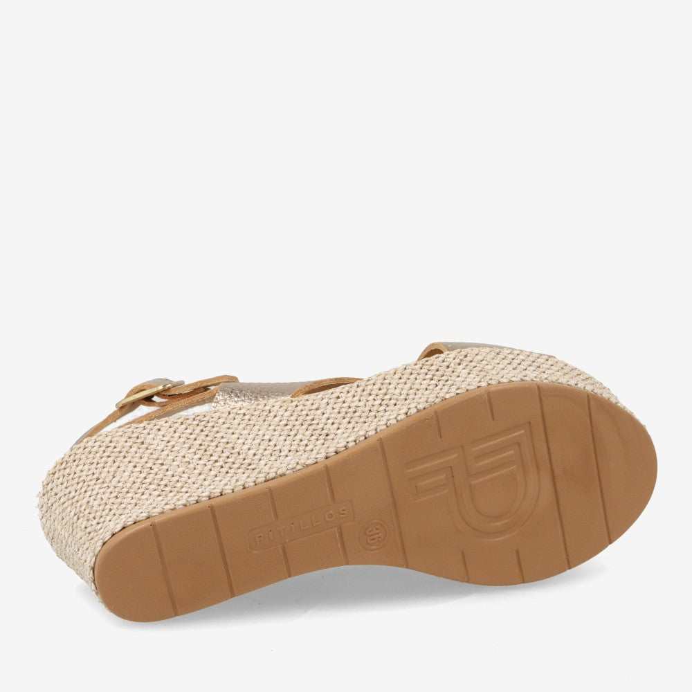 Sandalias cuña alta PITILLOS