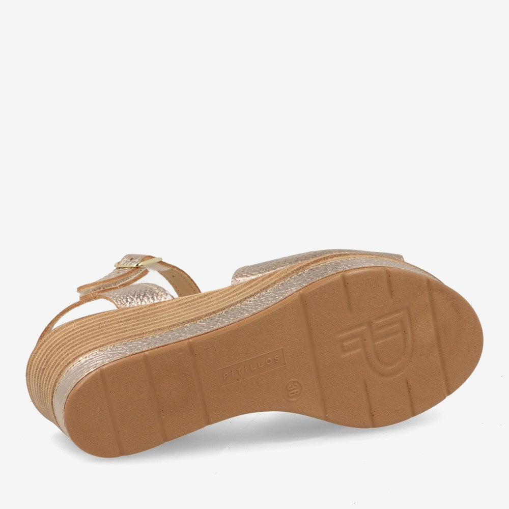 Sandalias cuña alta PITILLOS