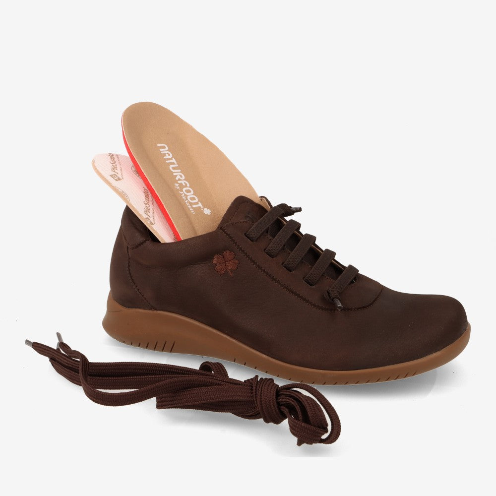 Zapatos respetuosos mujer NATURFOOT by PIESANTO 265991 Chocolate