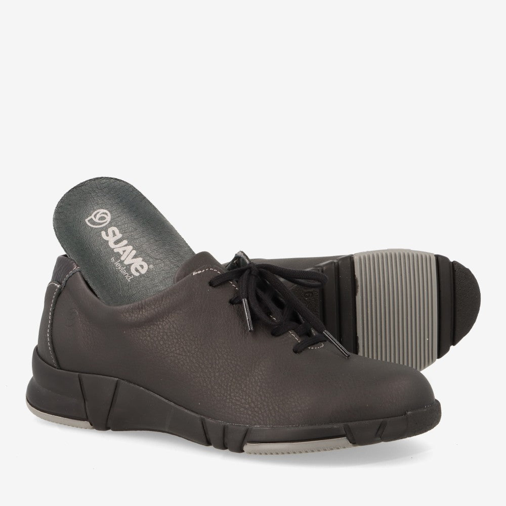 Zapatos cordones mujer SUAVE 3204 Negro