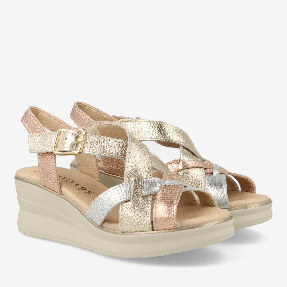Sandalias cuña PITILLOS