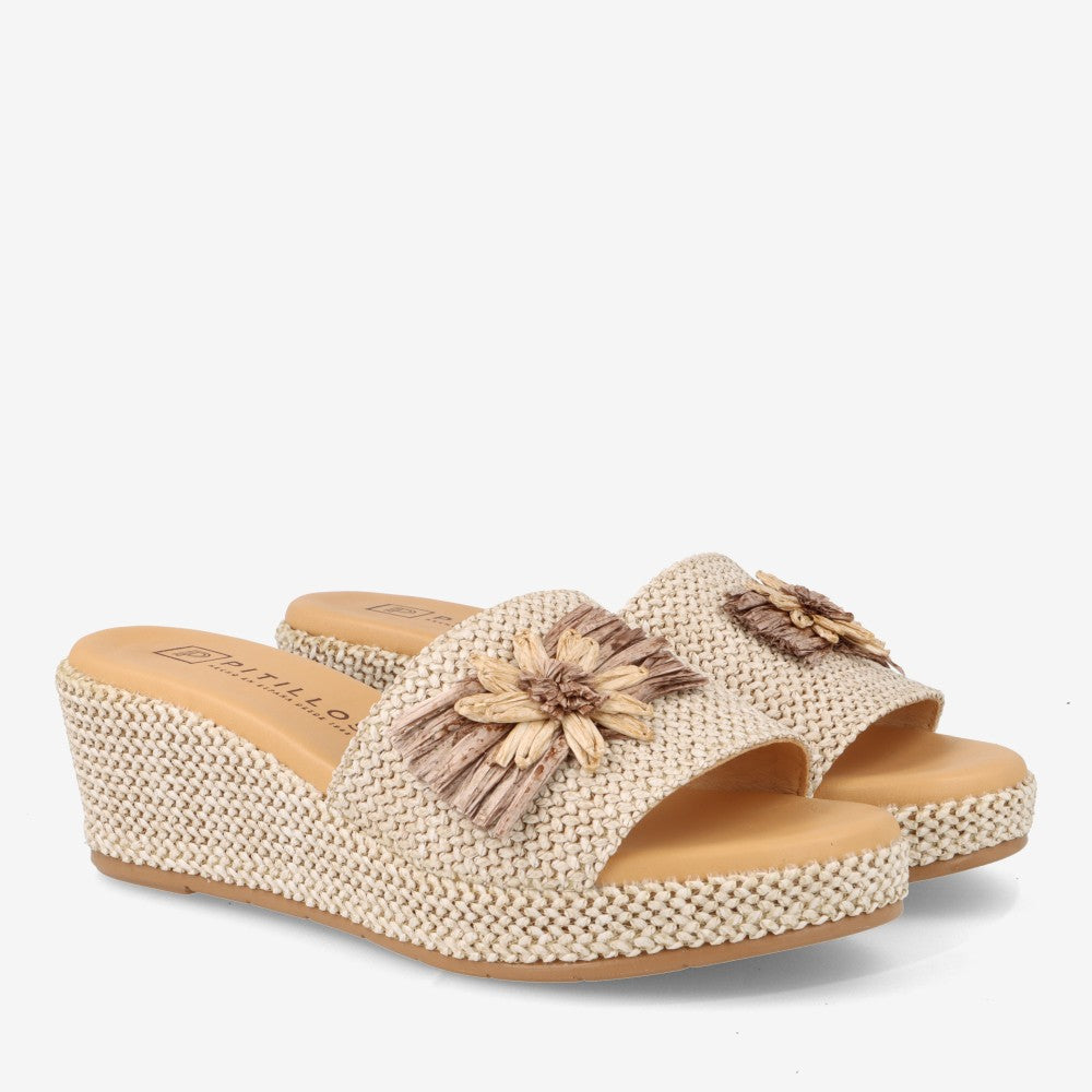 Sandalia natural PITILLOS
