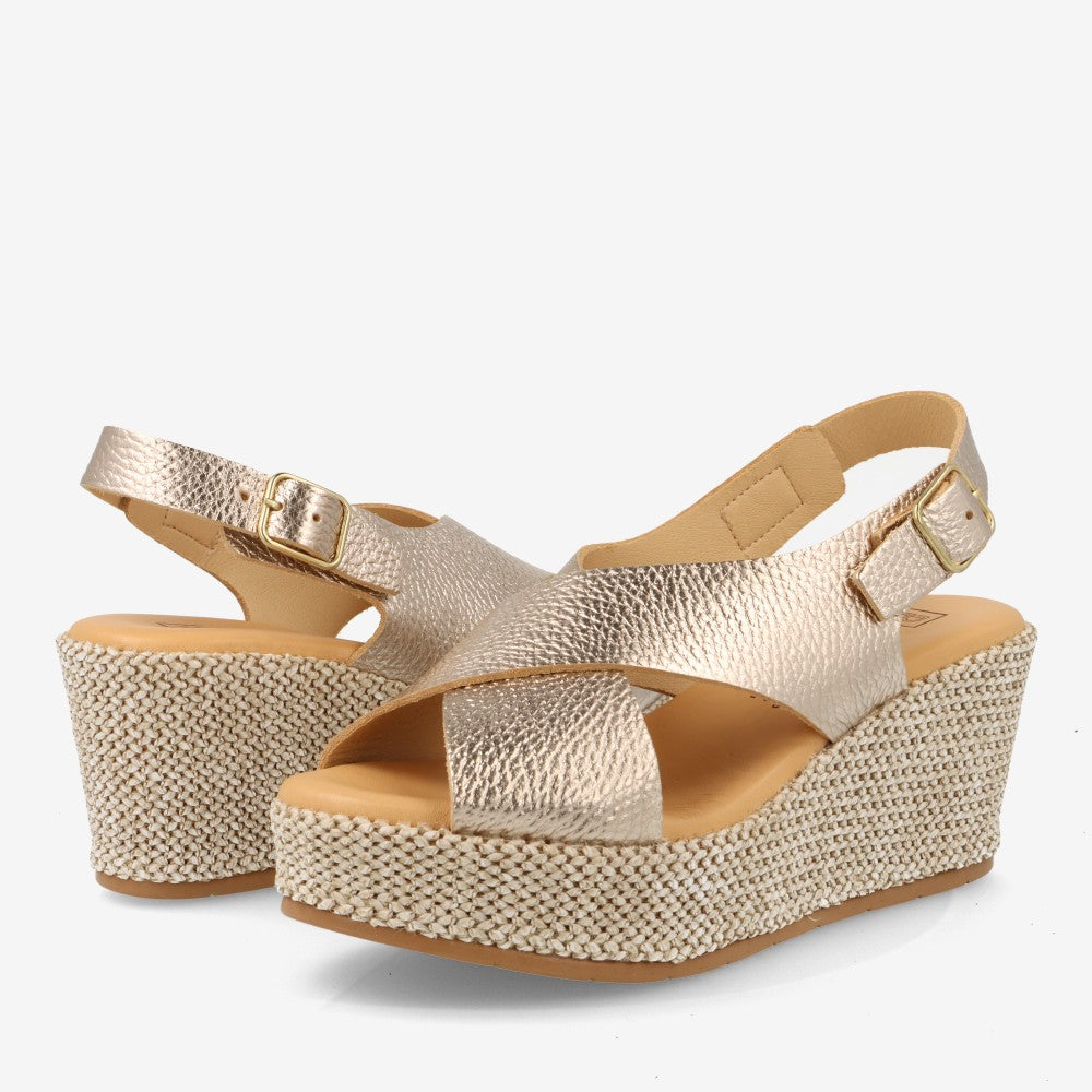 Sandalias cuña alta PITILLOS