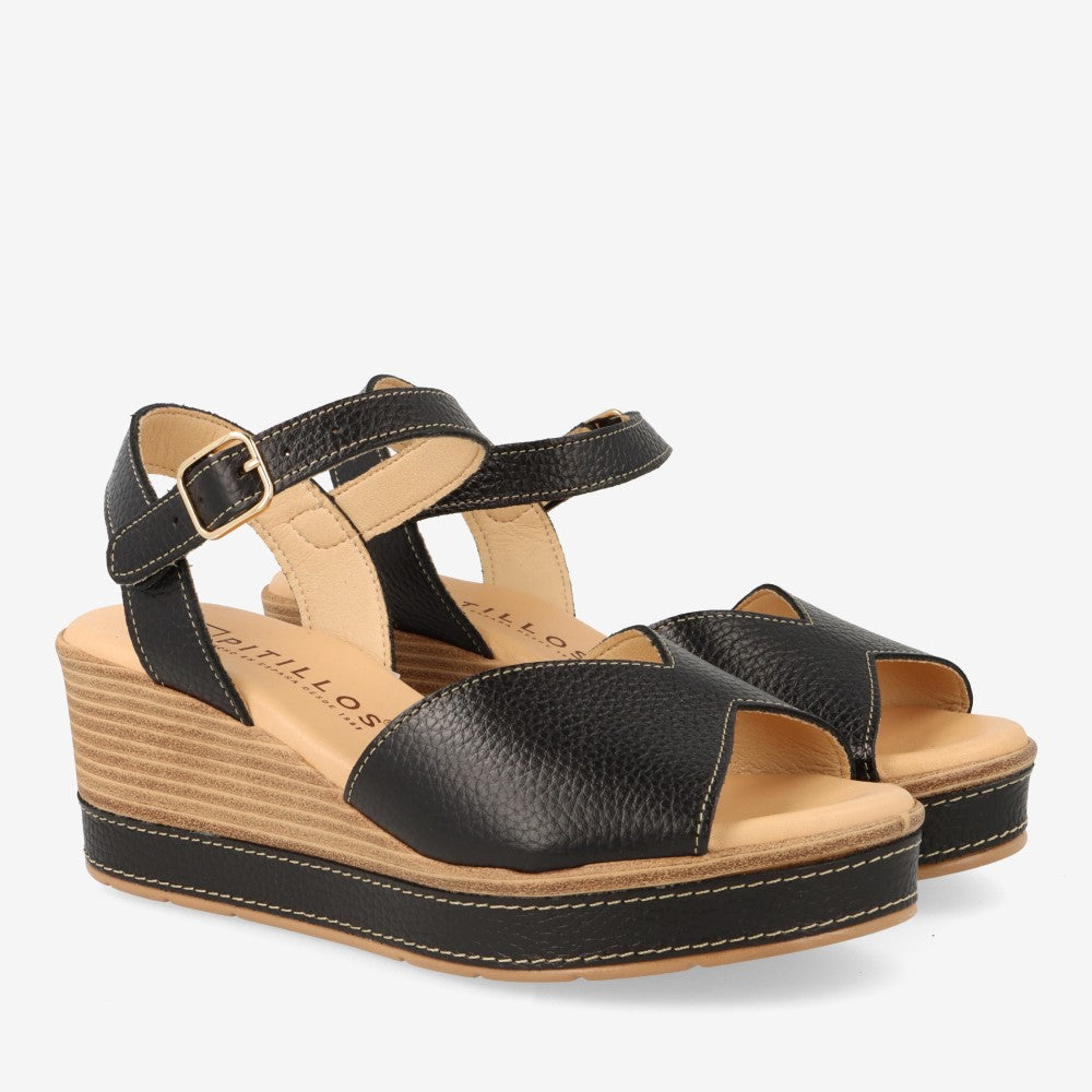 Sandalias cuña alta PITILLOS