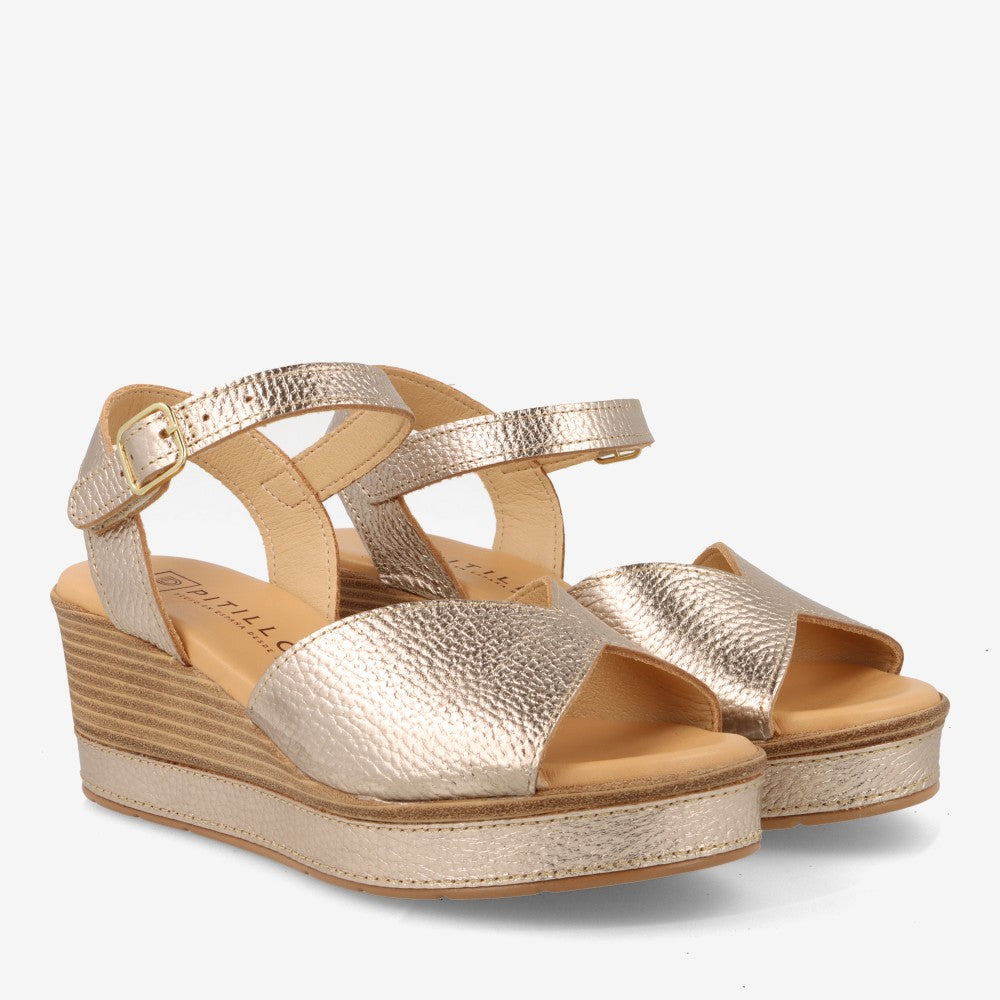 Sandalias cuña alta PITILLOS
