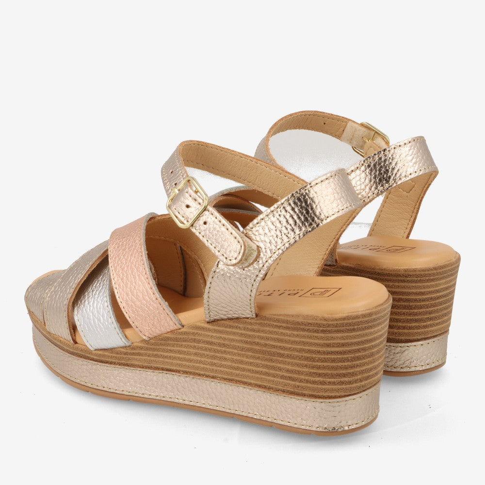 Sandalias cuña alta PITILLOS