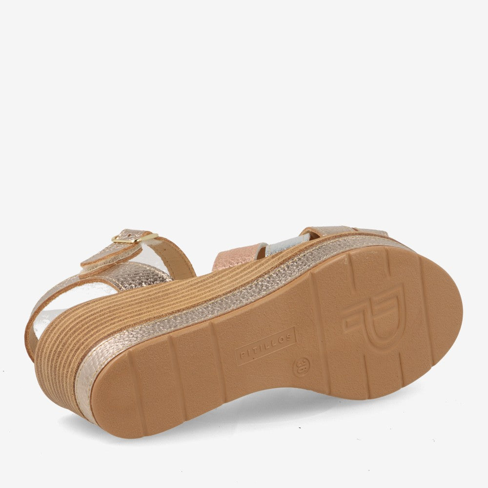 Sandalias cuña alta PITILLOS
