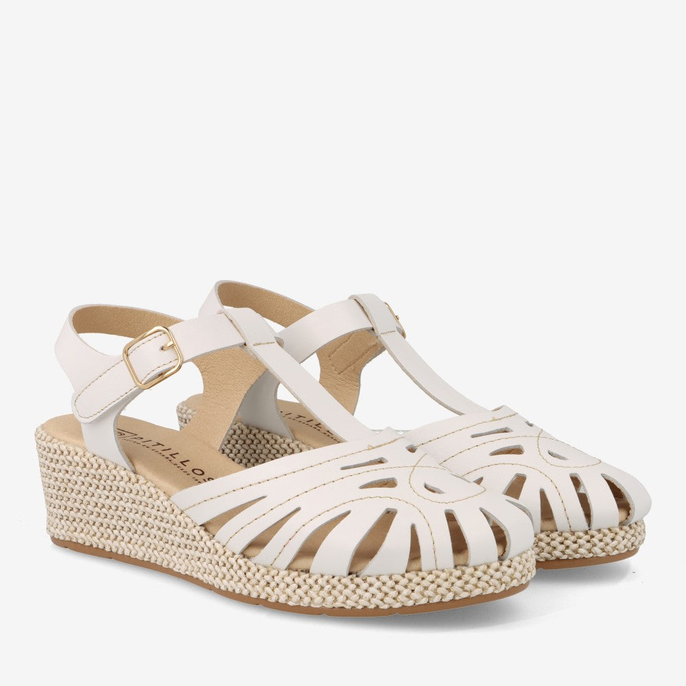 Sandalias cuña media PITILLOS