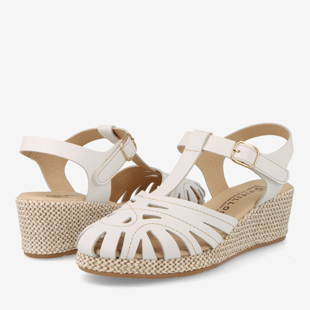 Sandalias cuña media PITILLOS