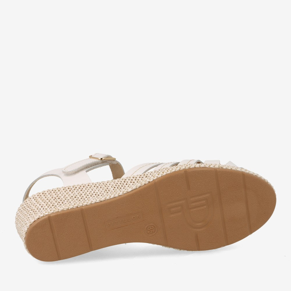 Sandalias cuña media PITILLOS