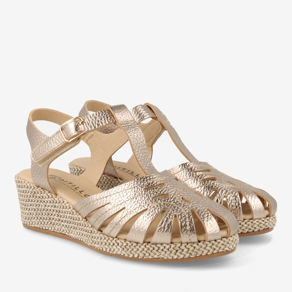 Sandalias cuña media PITILLOS