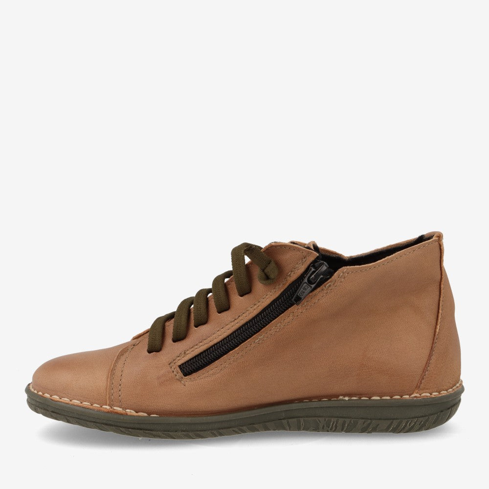 Botines para mujer ATXA color beige