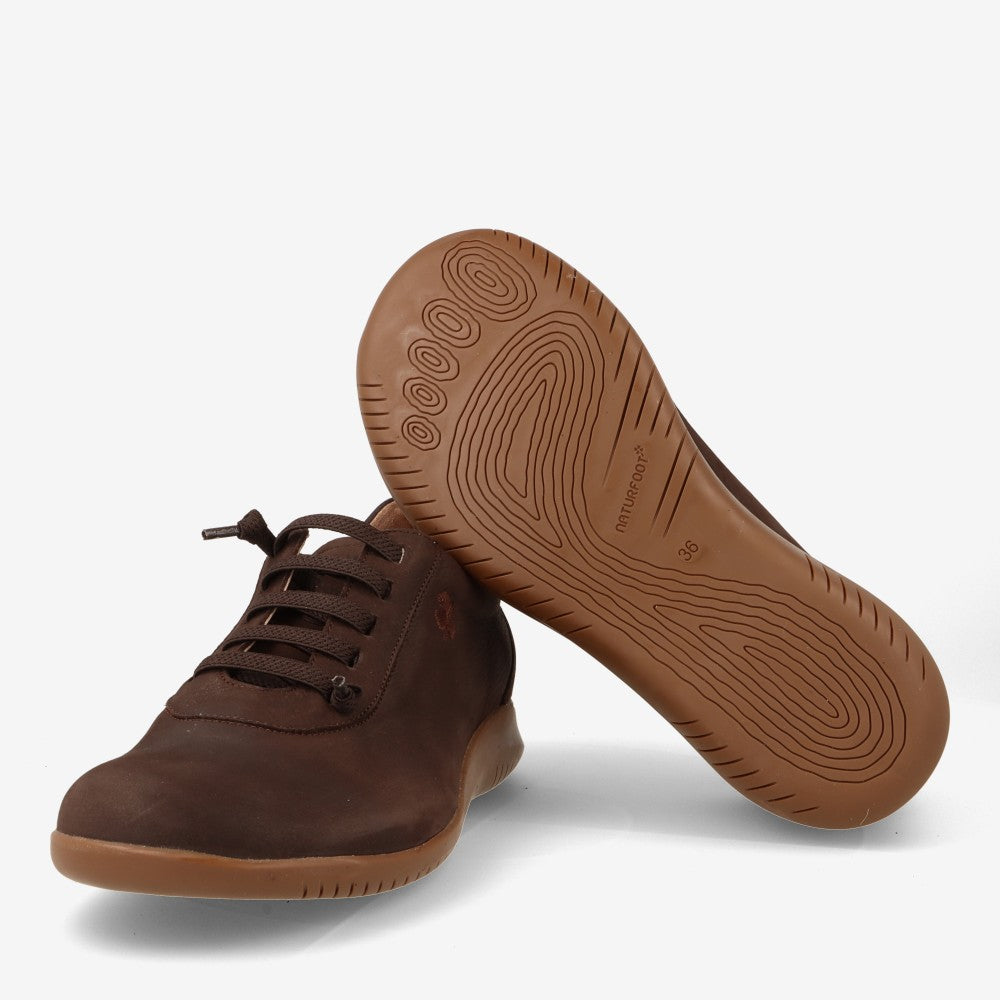 Zapatos respetuosos mujer NATURFOOT by PIESANTO 265991 Chocolate