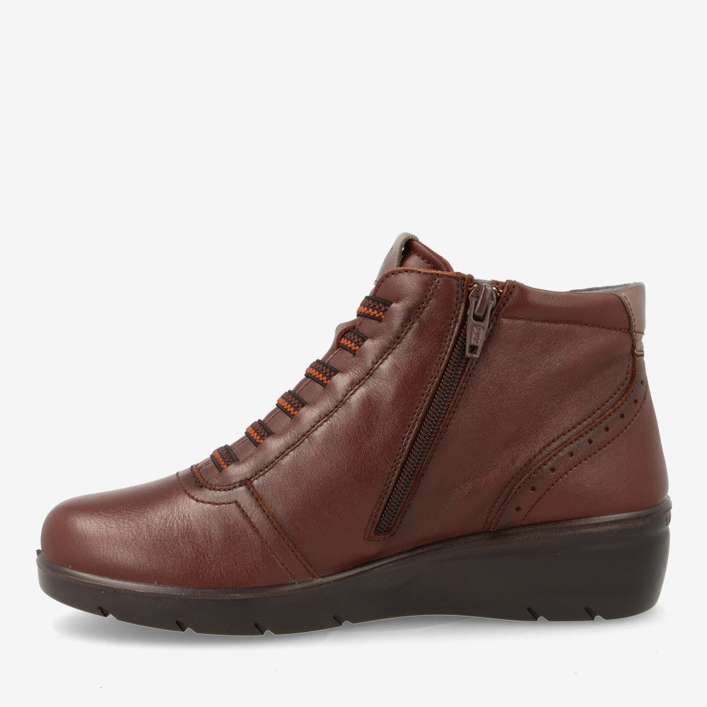 Botines mujer LAURA AZAÑA 26847 Coñac