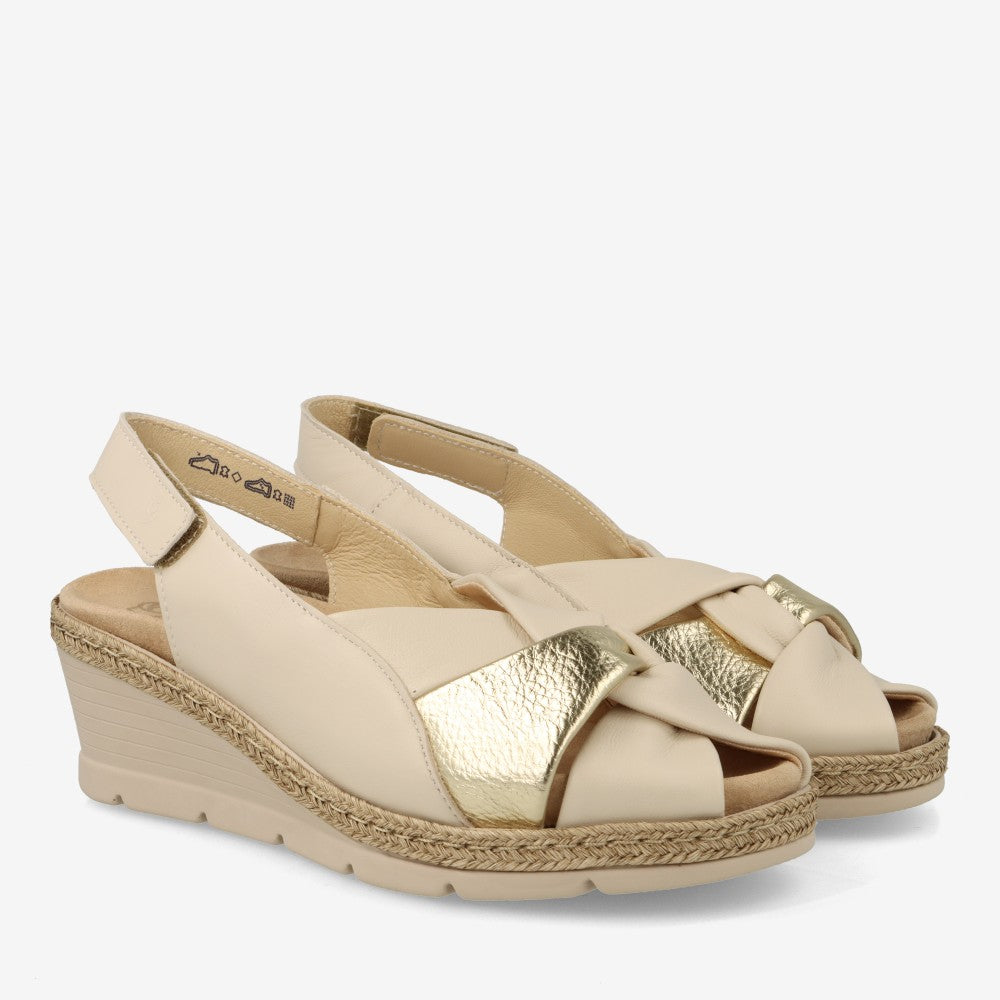 Sandalias cuña mujer SUAVE