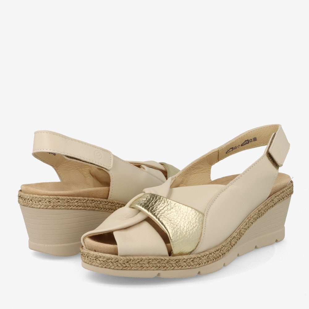 Sandalias cuña mujer SUAVE