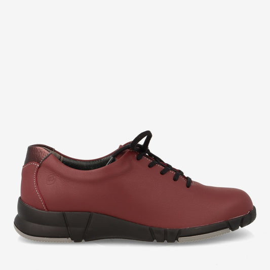 Zapatos mujer cordones SUAVE 3204 Burdeos