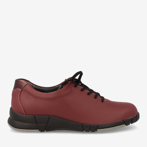 Zapatos mujer cordones SUAVE 3204 Burdeos