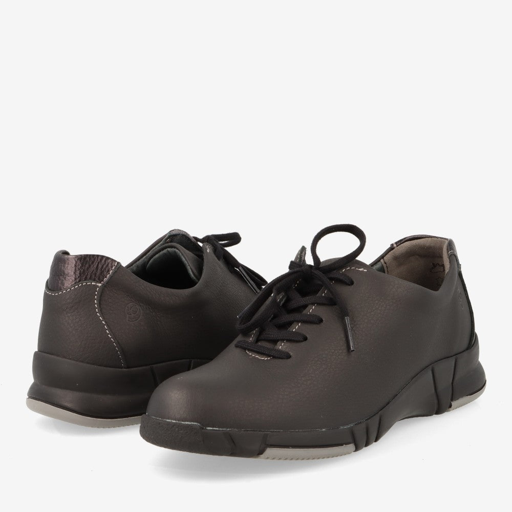 Zapatos cordones mujer SUAVE 3204 Negro