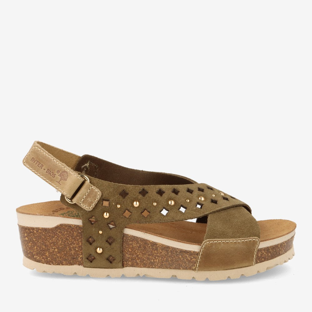 Sandalias cuña INTER-BIOS Mujer