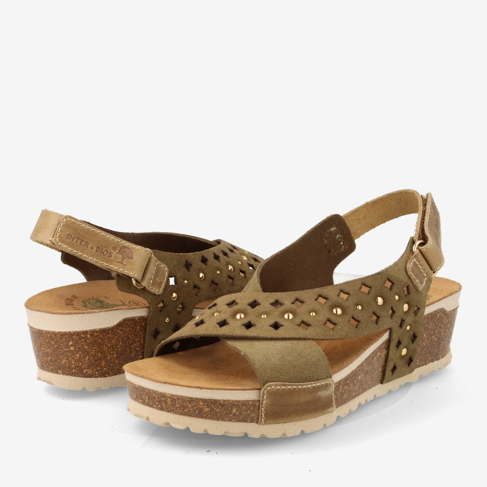 Sandalias cuña INTER-BIOS Mujer