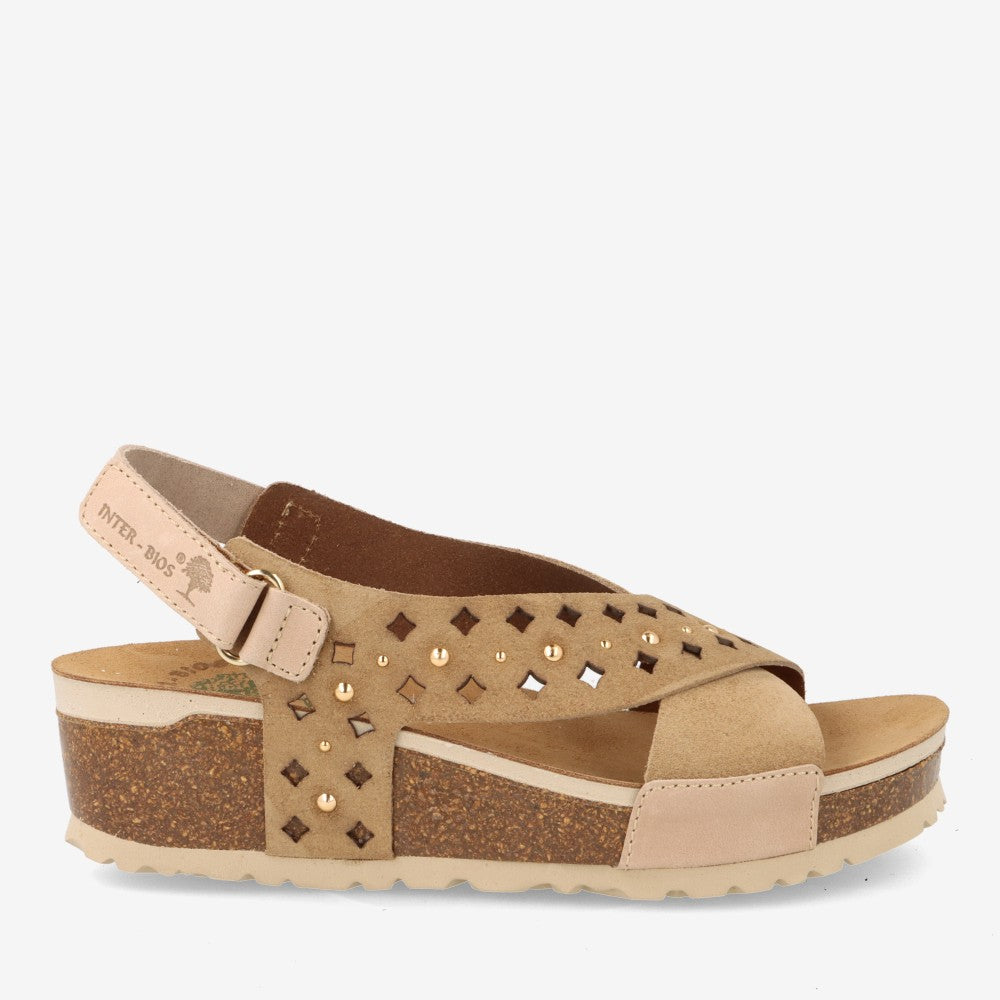 Sandalias cuña INTER-BIOS Mujer