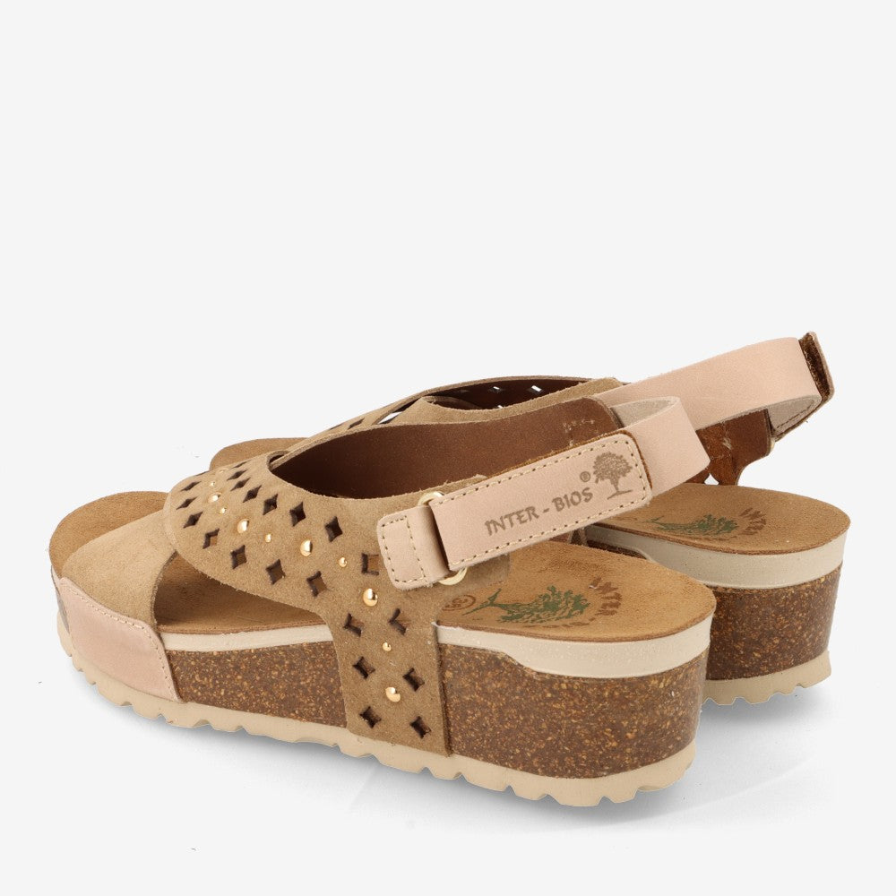 Sandalias cuña INTER-BIOS Mujer