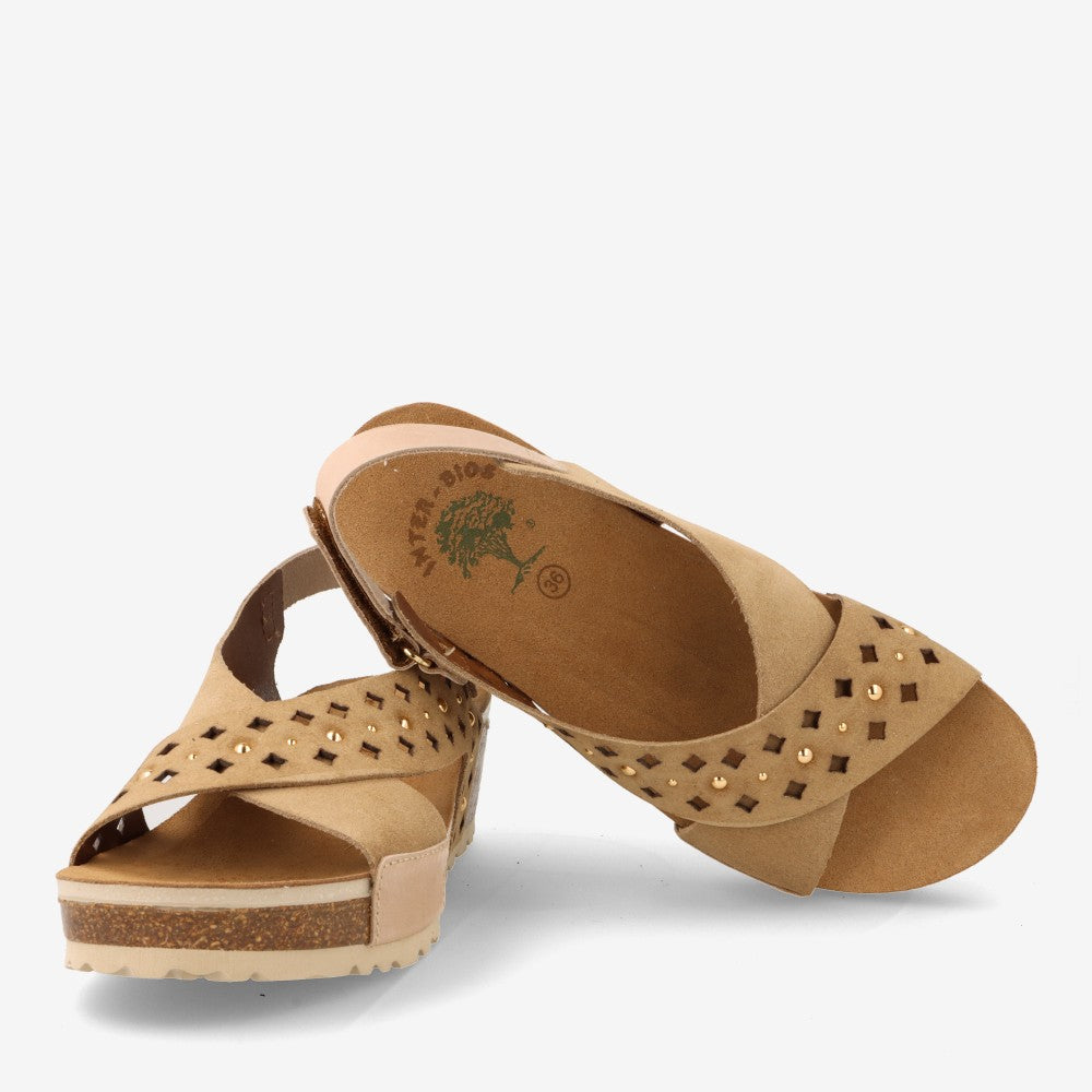 Sandalias cuña INTER-BIOS Mujer