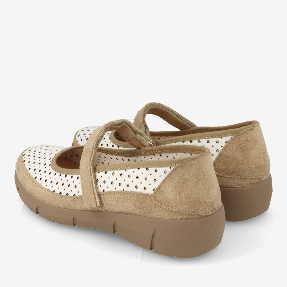 Merceditas flexibles NATURALE