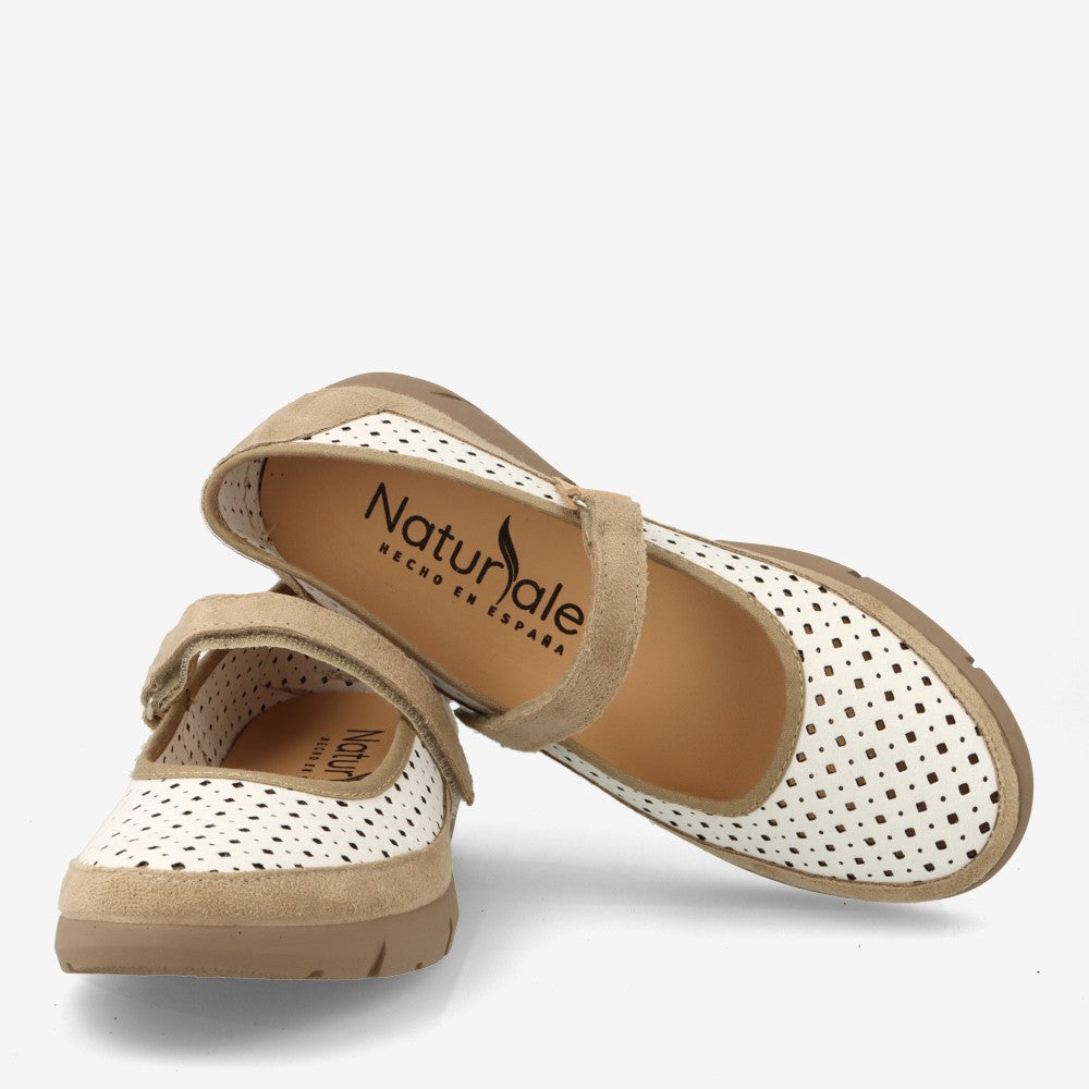 Merceditas flexibles NATURALE