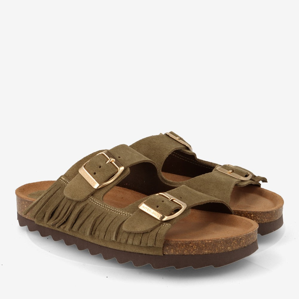 Sandalias flecos INTER-BIOS Mujer
