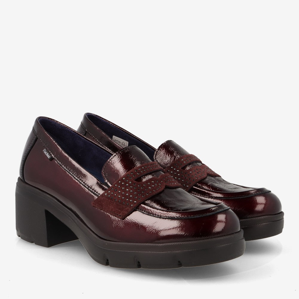 Zapatos mujer FLUCHOS F2517 Burdeos