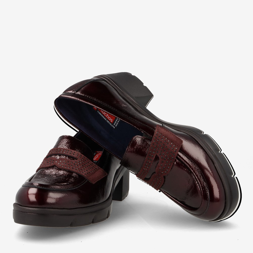 Zapatos mujer FLUCHOS F2517 Burdeos