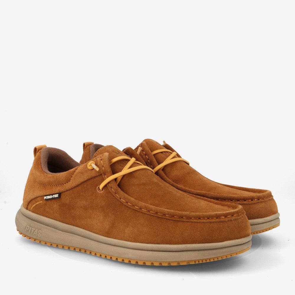 Zapato Wallabee PITAS hombre OSAKA Camel