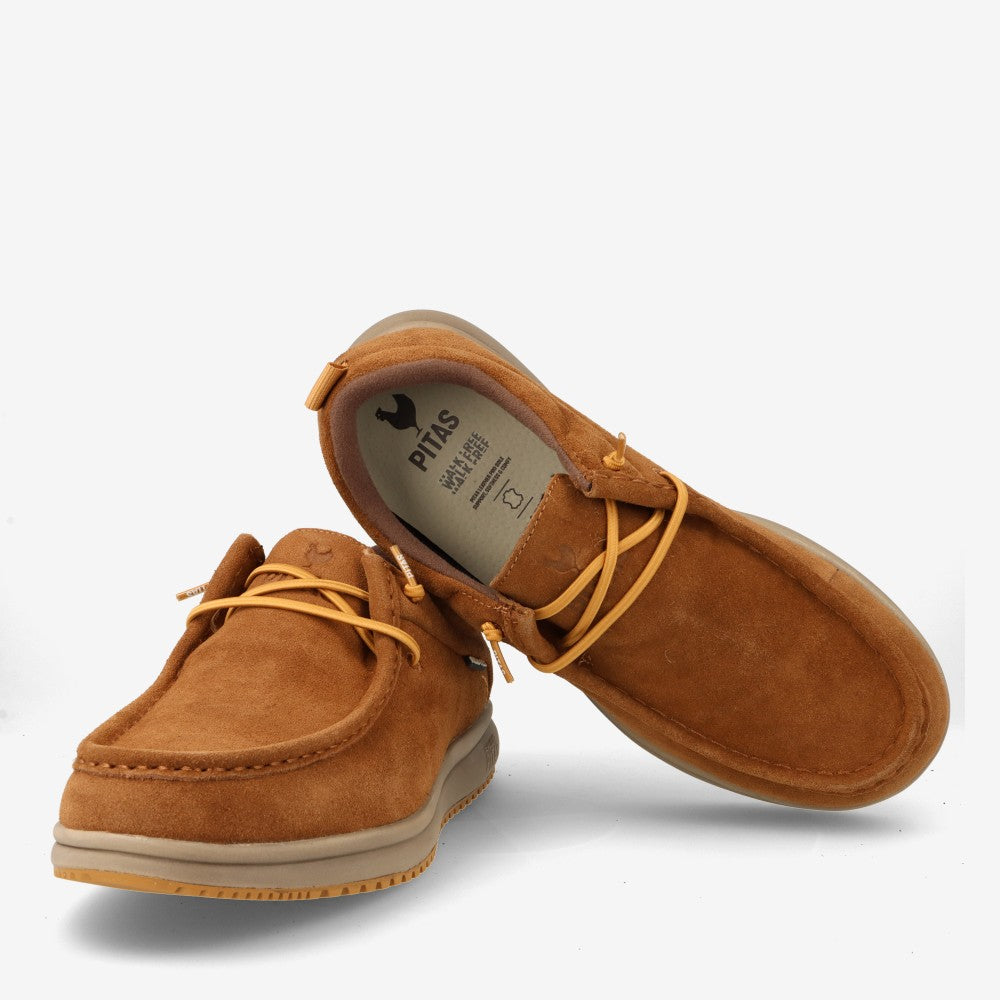 Zapato Wallabee PITAS hombre OSAKA Camel