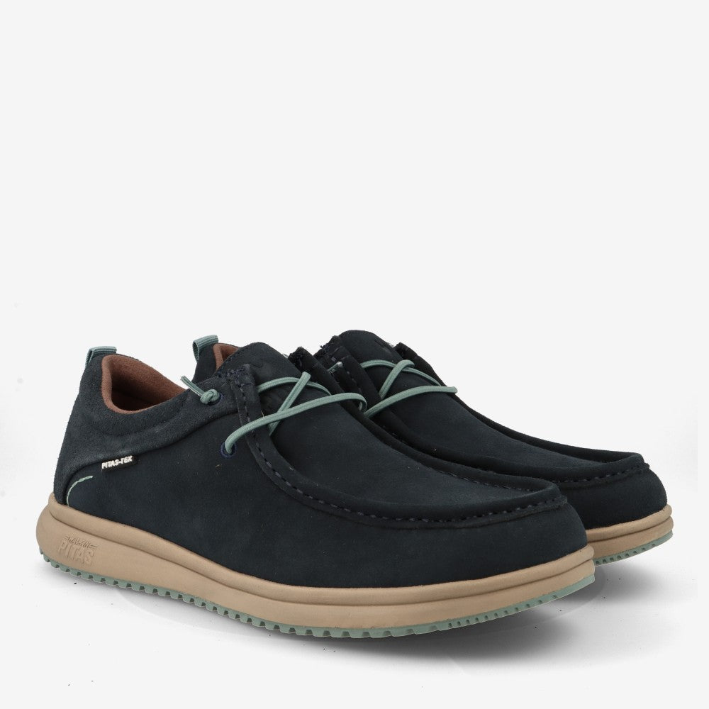 Zapatos WALLABI hombre PITAS OSAKA Marino