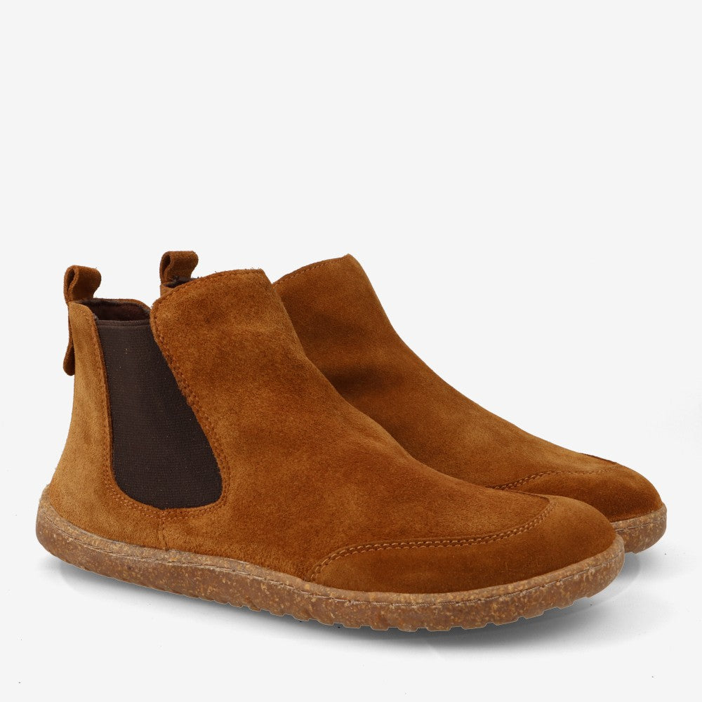 Chelsea mujer barefoot VIVANT color camel