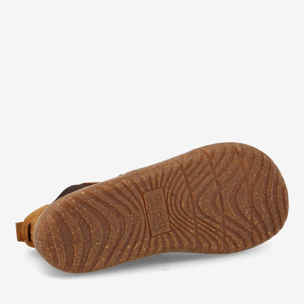 Chelsea mujer barefoot VIVANT color camel